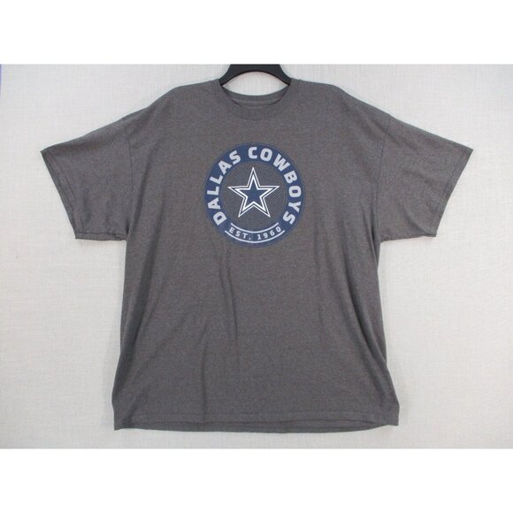 Dallas Cowboys NFL Team Apparel T-Shirt Gray XL - Picture 1 of 8